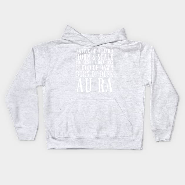 Au Ra Kids Hoodie by snitts